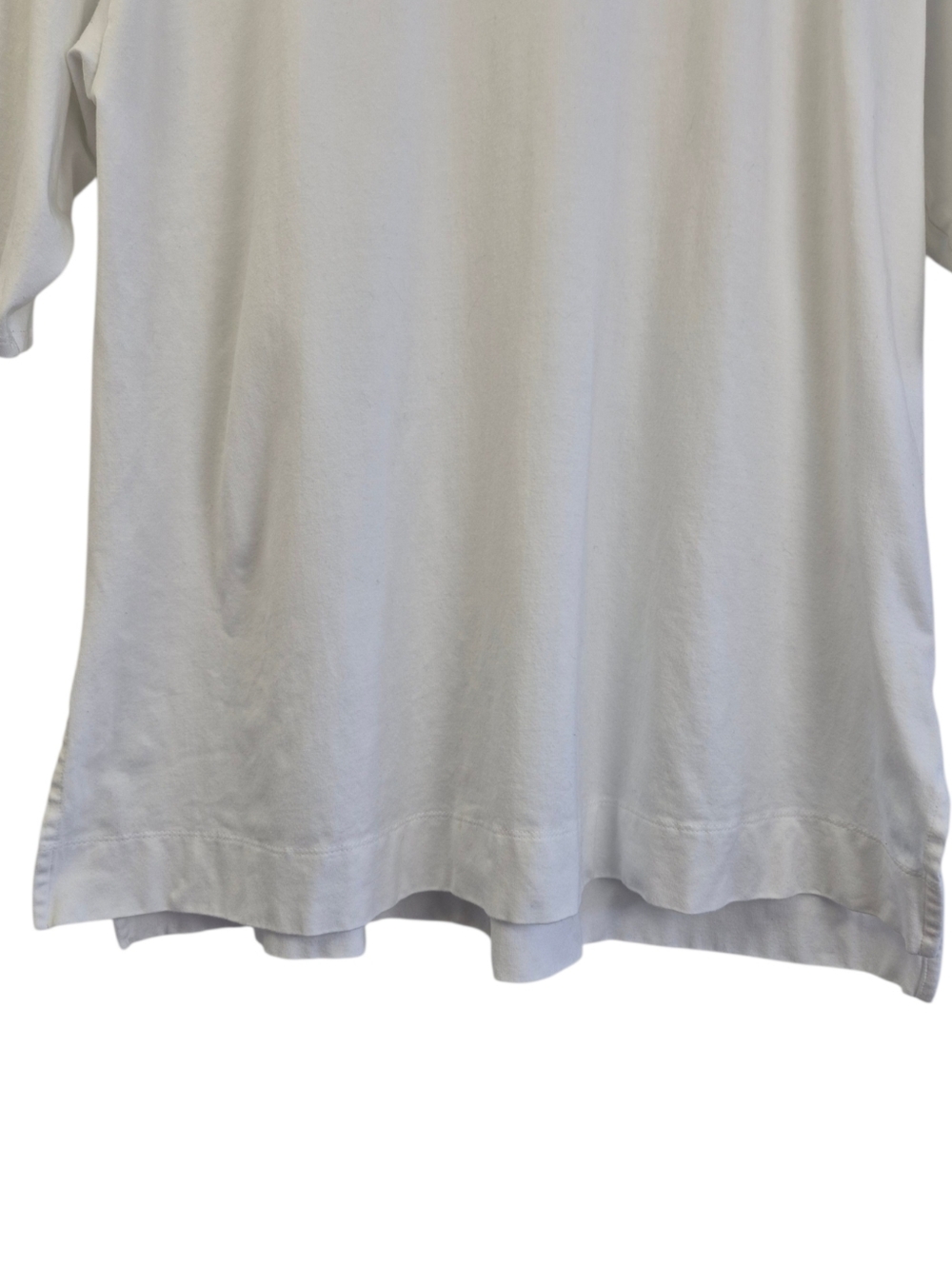⚪️2/$20 J. Jill Luxe Supima Ballet Sleeve Tunic Sz 1X White Miniminalist Capsule - Picture 4 of 10